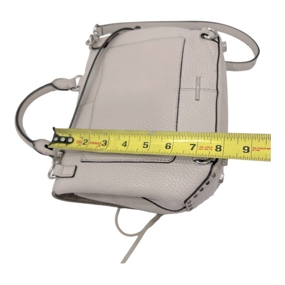 Rebecca Minkoff 'Darren' medium convertible leather backpack Grey - Picture 8 of 16